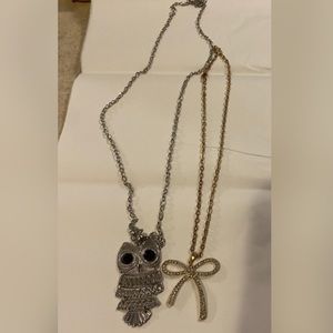 Necklaces Owl&Bow